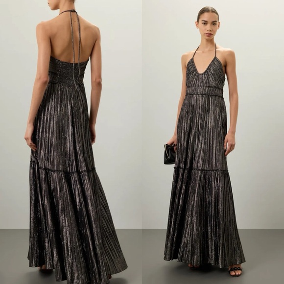 A.L.C. Dresses & Skirts - ALC Cecilia Halter Pleated Dress Gown Sz 2
